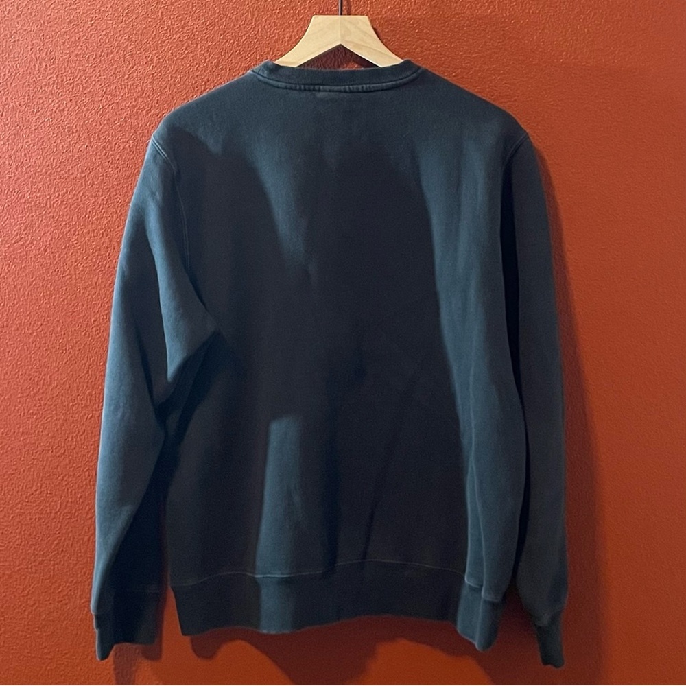 Nike x Supreme Men’s Rare Faded Black Wash Crewneck‎ Soft Sweater - Picture 6 of 6